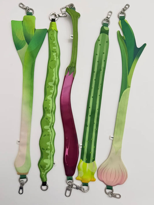 Vegetable Eggplant Cucumber Scallion Garlic Wrist Strap