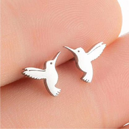 Sterling Silver Bird Earrings丨Lemonschunks