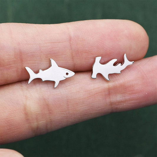 Shark and Hammerhead Shark Earrings丨Lemonschunks