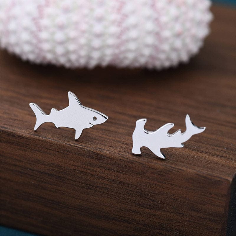 Shark and Hammerhead Shark Earrings丨Lemonschunks