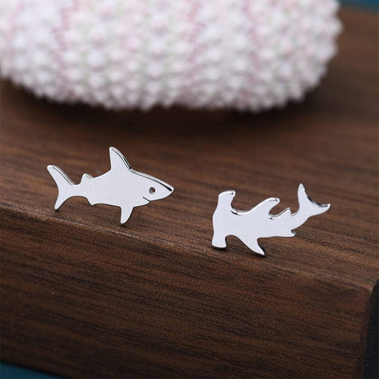 Shark and Hammerhead Shark Earrings丨Lemonschunks