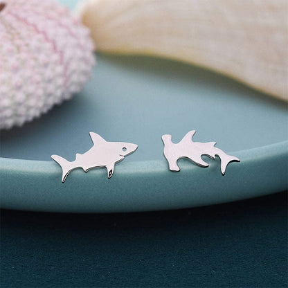 Shark and Hammerhead Shark Earrings丨Lemonschunks