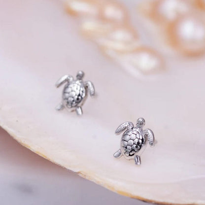 Sterling Silver Turtle Earrings丨Lemonschunks