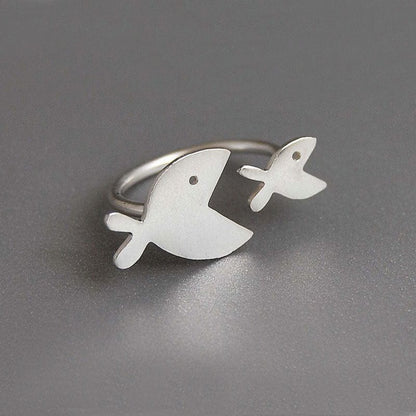 Silver Fish Ring