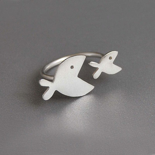 Silver Fish Ring