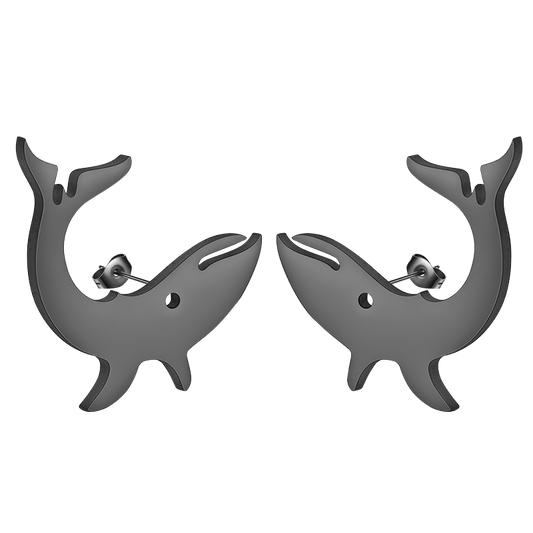 Black Shark Earrings