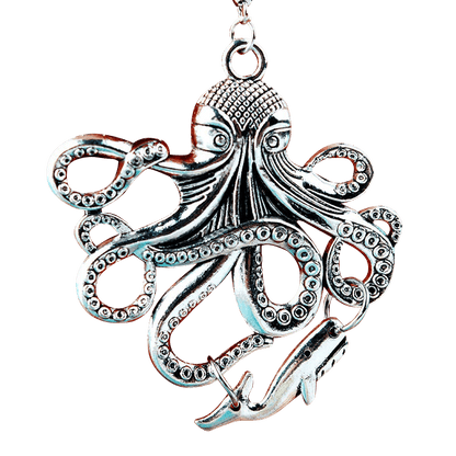 Metallic Octopus Earrings