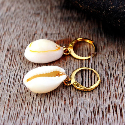 Golden Shell Earrings