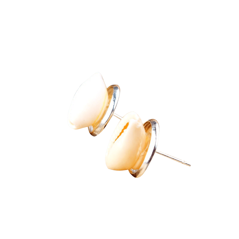 Sliver Little Shell Earrings