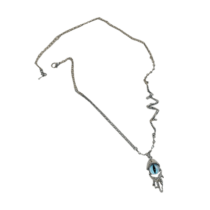 Silver Evil Eye Necklace