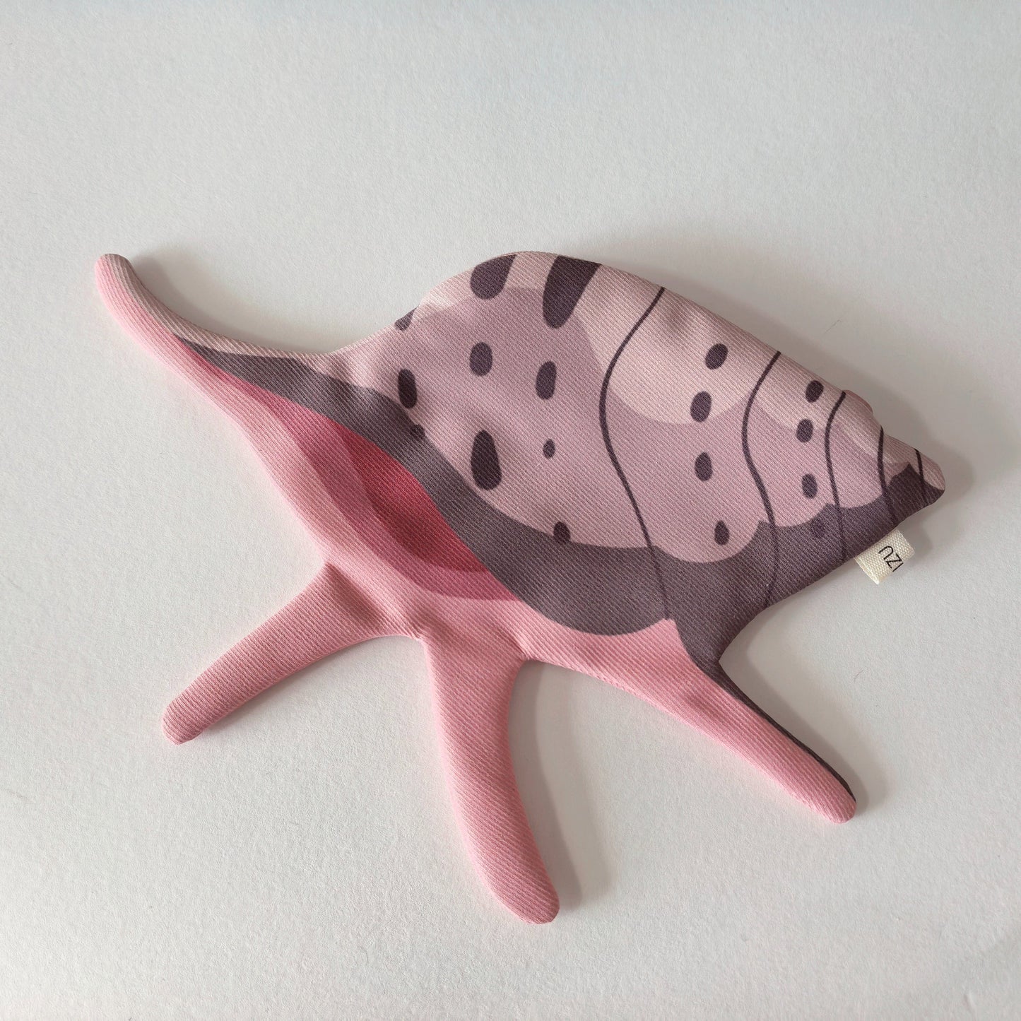 Pink Spider Conch Zipper Card Holder