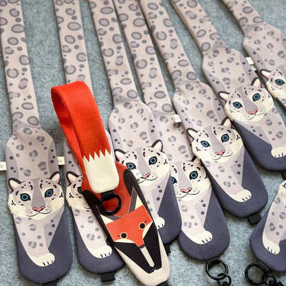 Snow Leopard Wrist Strap | Lemonschunks