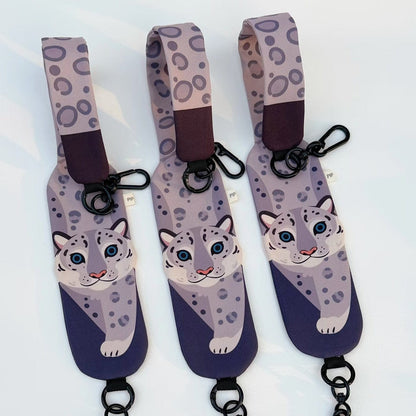 Snow Leopard Wrist Strap | Lemonschunks