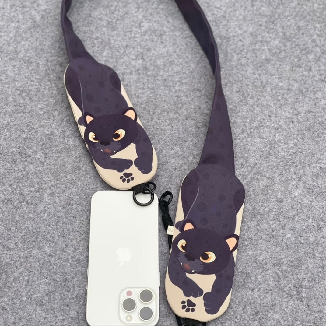 Black Panther Crossbody Phone Strap | Lemonschunks