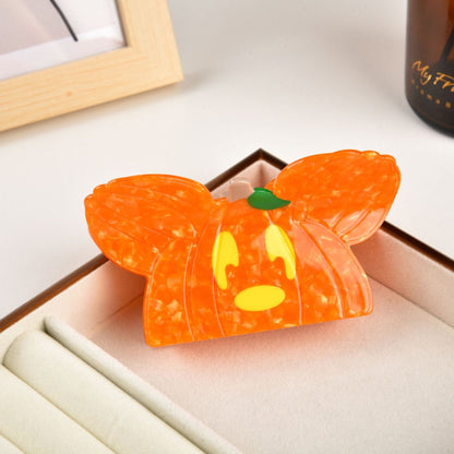 Halloween Mickey Pumpkin Hair Claw