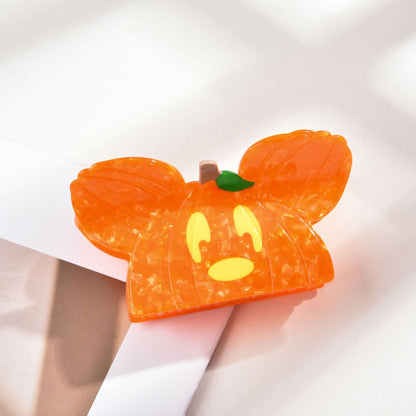 Halloween Mickey Pumpkin Hair Claw