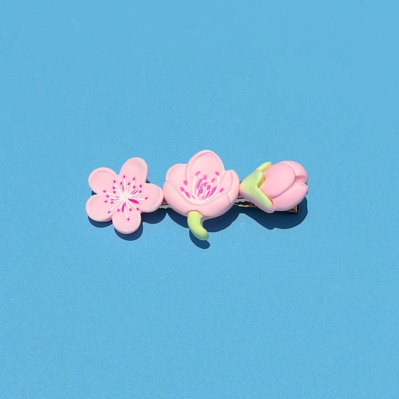 Handmade Starfruit Flower Clip