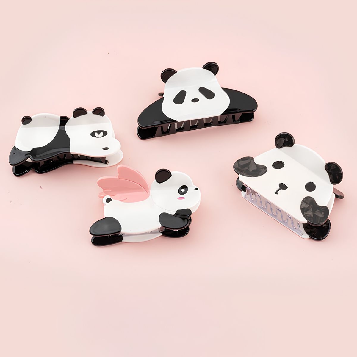 Medium Panda Hair Claw