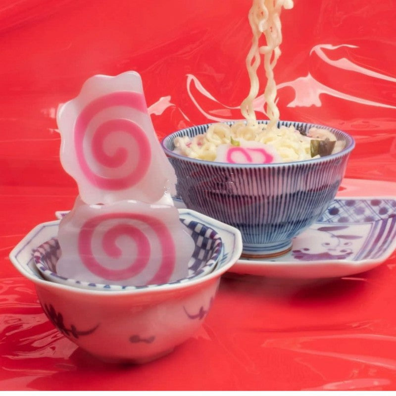Medium Pink Narutomaki Hair Claw