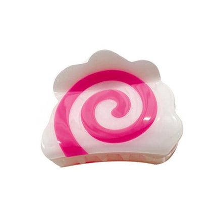 Medium Pink Narutomaki Hair Claw