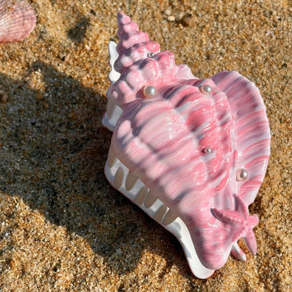 Jumbo Spiral Seashell Hair Claw