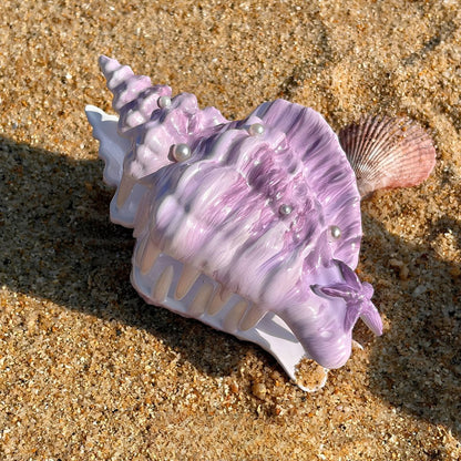 Jumbo Spiral Seashell Hair Claw