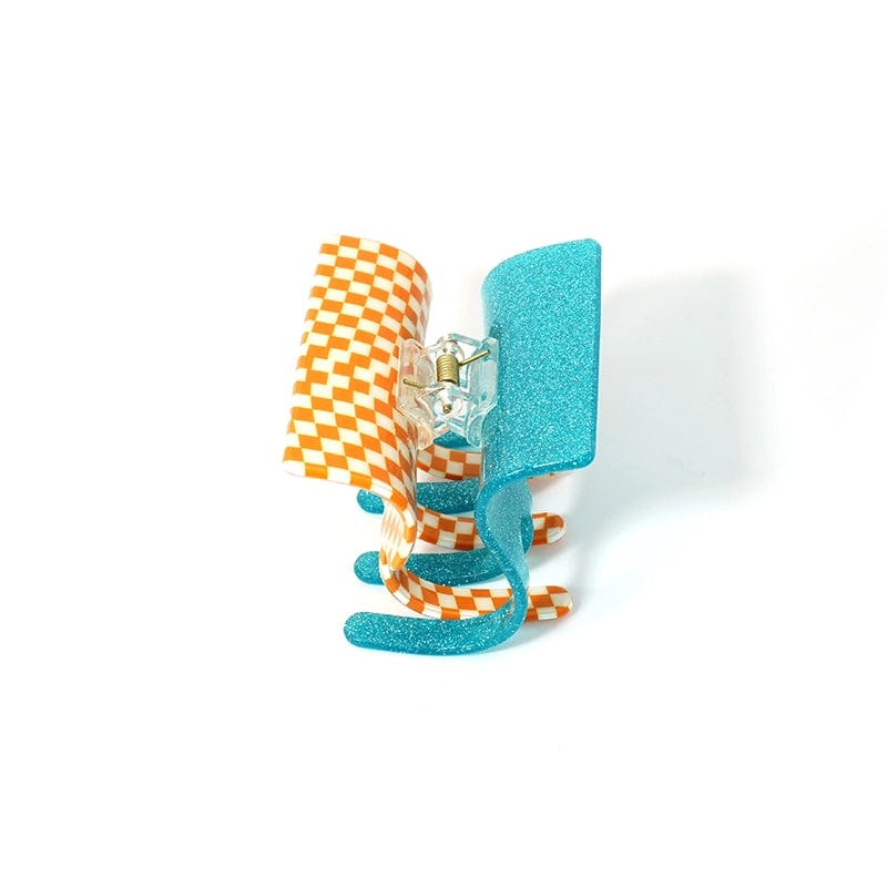 Sydney Hair Claw In Orange Sluchie