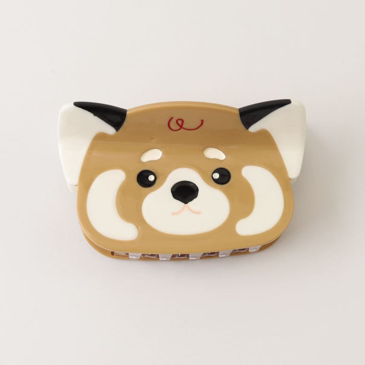 Medium Tan Red Panda Hair Claw Clips