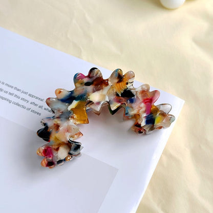 Wave Hair Claw In Confetti
