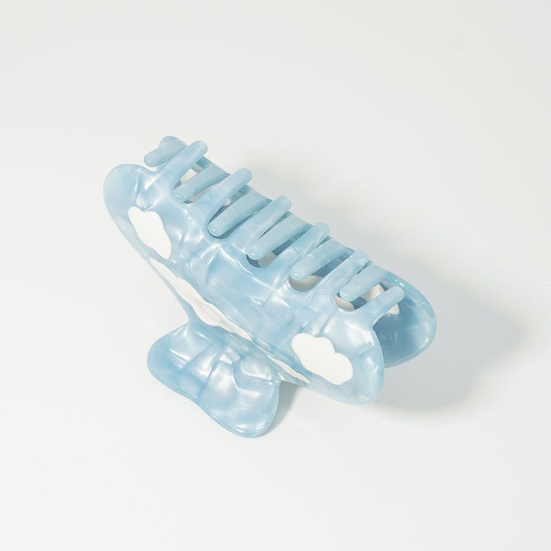 White Clouds In Blue Sky Hair Claw