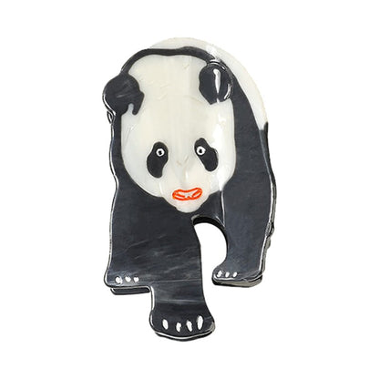 Medium  Cute Glow In The Dark Giant Panda  Hair Claw