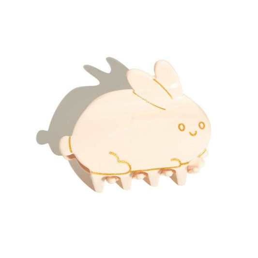 Mignon lapin doux en poils d'animal griffe
