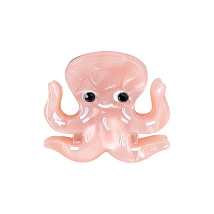 Mini Nude Pink Octopus Hair Claw | Lemonschunks