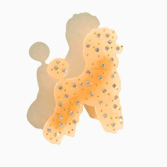 Mini Diamond Poodle Dog Hair Clip