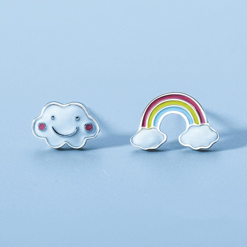 Rainbow Cloud Earrings丨Lemonschunks