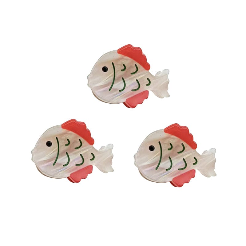 3Pcs Mini  Pink Fish Side Clip | Lemonschunks