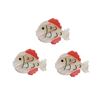 3Pcs Mini  Pink Fish Side Clip | Lemonschunks