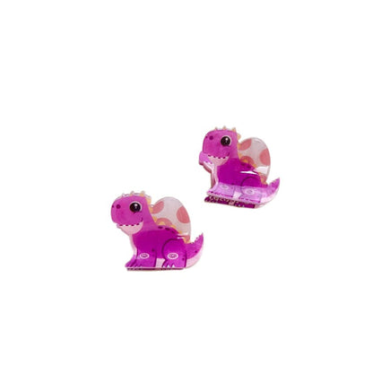 4Pcs Mini Purple Oviraptor Hair Claws丨Lemonschunks
