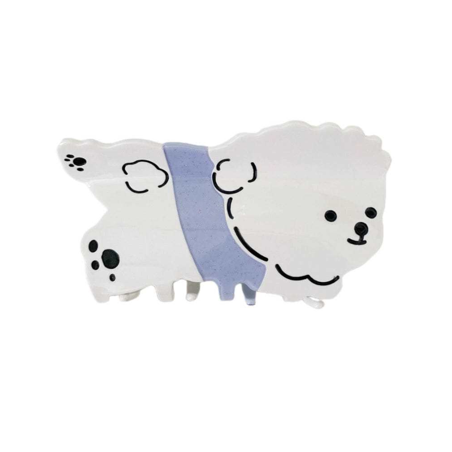 Super Cute Teddy Dog Hair Claw Clip