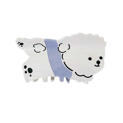 Super Cute Teddy Dog Hair Claw Clip