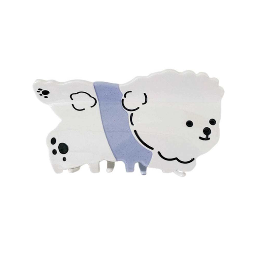 Super Cute Teddy Dog Hair Claw Clip