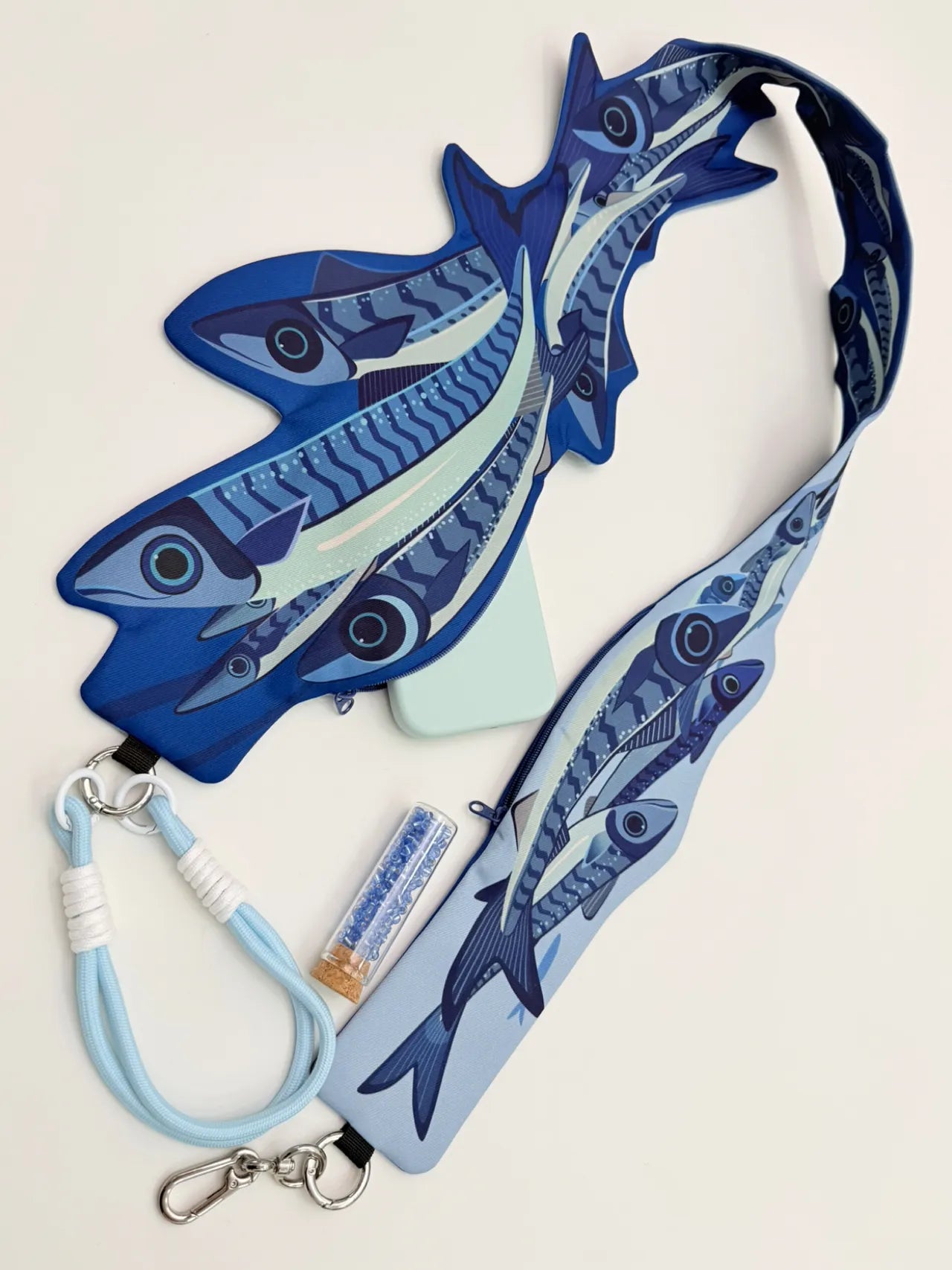 Barracuda Storm Pouch  Crossbody Strap Sphyraena