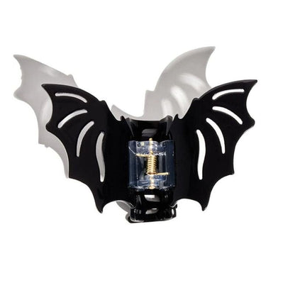  Mysterious Small Black Openwork Bat Hair Claw Clip | Gothic Laser-Cut Design | Lemonschunks