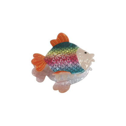 Medium Colorful Goldfish Hair Claw丨Lemonschunks