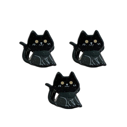 3 Pcs Mini  Sitting Kitten Side Clip