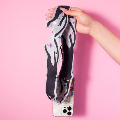 Black Cat Crossbody Phone Strap丨Lemonschunks