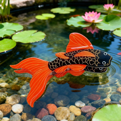 Large Black Koi Hair Claw