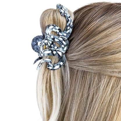 Lemonschunks black snake hair claw, acetate clip, reptile theme, large size, stylish accessory, hand-assembled, chic Chic Large Black Snake Hair Claw