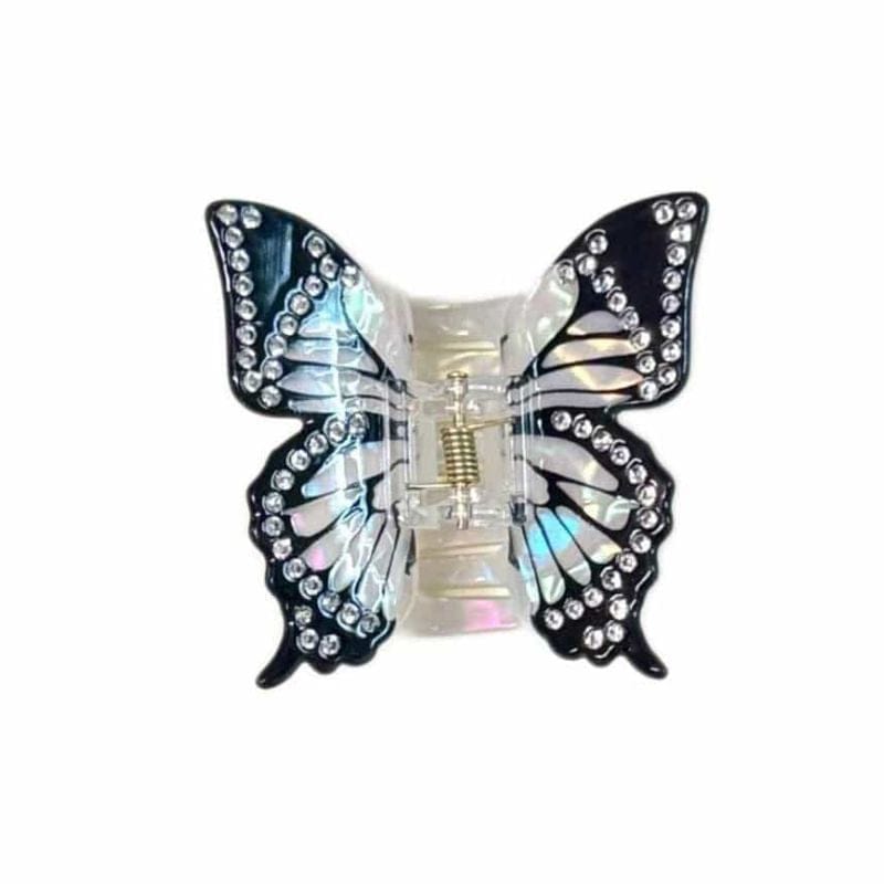 Brown Sea Ice Crystal Butterfly Hair Claw