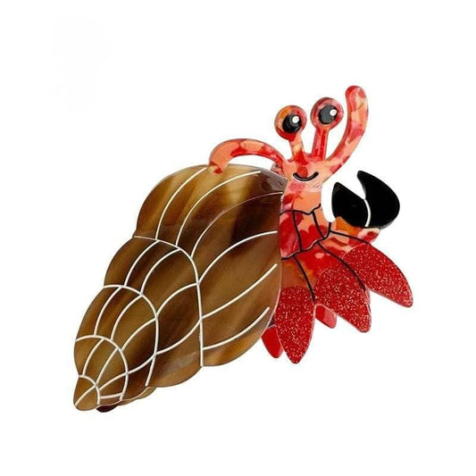 Medium Brown Hermit Crab Hair Claw